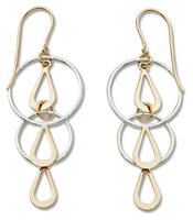 Triple teardrop earrings by Carla available through Dunbar Jewelers