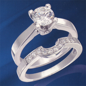 Classic and contemporary styles of diamond rings available at Dunbar Jewelers